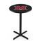 Holland Bar Stool Co 36" Blk Wrinkle Miami (OH) Pub Table L211B3628Mia-OH - alternate 1
